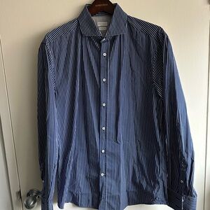Brunello Cucinelli Striped Cotton Casual Shirt US XL